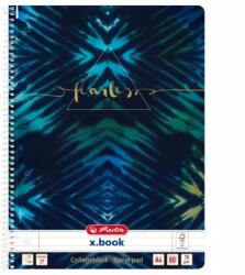Herlitz Herlitz: Batik Fearless caiet cu linii, spiralat, A4 (50044160)