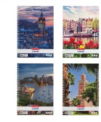 Herlitz Caiet spiralat City, format A4, diverse modele (400212873)