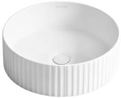 Oltens Hamnes mosdótál 40x40 cm kerek mosdótálak fehér fényes 40329000 (40329000)