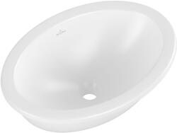 Villeroy & Boch Loop & Friends mosdótál 48.5x32.5 cm ovális alulról beépíthető fehér matt 4A5400RW (4A5400RW)