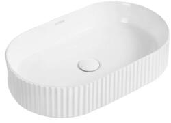 Oltens Hamnes mosdótál 50x32 cm ovális mosdótálak fehér fényes 40831000 (40831000)