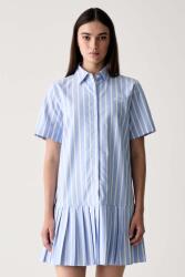 HUGO Blue rochie evazată din bumbac Korendi-1_B 9BY2-SUDZUH_55X (50563006)