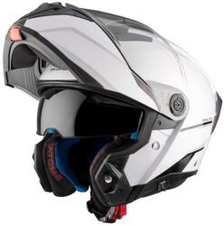 MT Helmets Casca MT Helmets Atom 2 SV - Flip-up, alb lucios, Ochelari soare incluși, ECE 22.06 (1335000000)