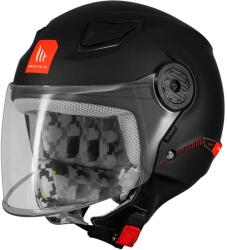MT Helmets Casca MT Helmets Lite Kids - Open face, negru mat, ECE 22.06 (1329000013)