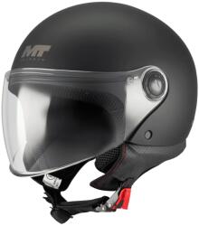 MT Helmets Casca MT Helmets Street S Pure - Open face, negru mat, ECE 22.06 (133800PA120)