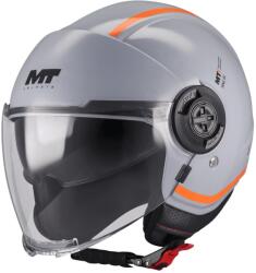 MT Helmets Casca MT Helmets Viale SV S Tasty - Open face, gri lucios, Ochelari soare incluși, ECE 22.06 (1325D05C410)