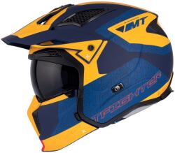 MT Helmets Casca MT Helmets Streetfighter SV S Totem - Adventure, galben mat, Ochelari soare incluși, ECE 22.06 (13279951233)
