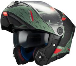 MT Helmets Casca MT Helmets Atom 2 SV Highlands - Flip-up, verde mat, Pinlock și ochelari soare incluși, ECE 22.06 (1335C94C620)