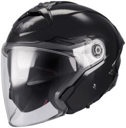MT Helmets Casca MT Helmets Cosmo SV Pure - Open face, negru lucios, Ochelari soare incluși (136100PA110)