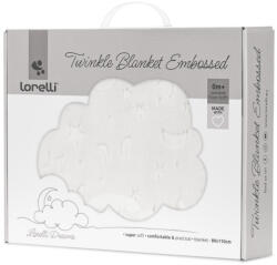 Lorelli Dombornyomott polár takaró 80x110cm - White