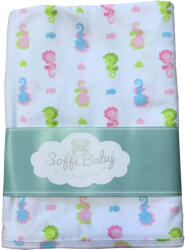  Soffi Baby takaró pamut dupla csikóhal 80x100cm