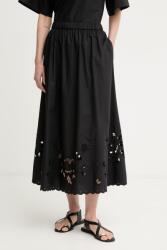 Weekend Max Mara pamut szoknya CARAVAN - fekete XS
