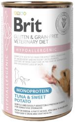 Brit Veterinary Diet Gluten & Grain-Free Hypoallergenic Monoprotein Tuna & Sweet Potato konzerv 400 g