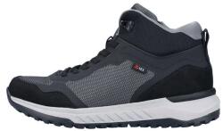 Rieker Ghete barbati, negru, sport, piele naturala, impermeabile, cu talpa joasa, Rieker U0160-00-Negru (Marime: 40) (U0160-00-Negru-40)