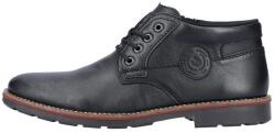 Rieker Ghete barbati, negru, casual, piele naturala, imblanite, cu toc, Rieker 15339-00-Negru (Marime: 40) (15339-00-Negru-40)