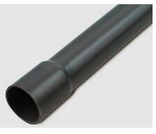 Dietzel Vastagfalú (MÜI) védőcső tokozott 21/3m UV-stabil 63mm/ 56mm PVC fekete merev UPRM 63 FEK UV 3/21M Dietzel - 108517 (108517)