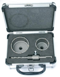 Brüder Mannesmann Ütvefúrókorona készlet SDS-Plus befogással, 60 és 80 mm, 4 részes (M44230) (M44230)