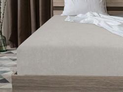  Cearșaf din fleece cu elastic MOLTON gri deschis 180 x 200 cm