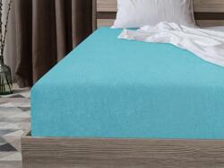 Cearsaf elastic din fleece MOLTON turcoaz 90 x 200 cm