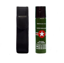 DEPOX Spray cu piper, Military Defense, DEPOX®, Auto-aparare, 60 ml, Verde (1649)