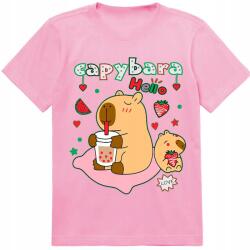 Paw Gyerek Póló Kapibara Capybara Ifjúsági Gyerek Ajándék 128 (Bluzka Dziecięca Wzory Dziecięcy Krótki Rękaw) - allegro - 4 140 Ft