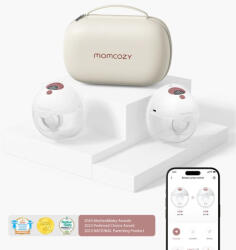Momcozy Pompa de san Momcozy Hands-free dubla M5 Smart Red, control prin aplicatie (MOM-BP380-MR71000B00106-C) - erfi