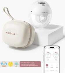 Momcozy Pompa de san Momcozy Hands-free M5 Smart Grey, control prin aplicatie (MOM-BP380-GR70000B00106-C)