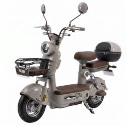 RDB Scuter Electric RDB PARIS+ putere 600W viteza 25 km/h autonomie 40-50 km 48V 20Ah fara permis-Maro (RDB-PARIS+-Maro) - motosape-motocoase
