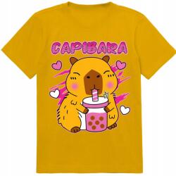 Paw Gyerek Póló Kapibara Capybara Ifjúsági Gyerek Ajándék 116 (Bluzka Dziecięca Wzory Dziecięcy Krótki Rękaw)