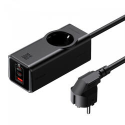 McDodo Prelungitor McDodo CH-4620, 1 x Schuko - 1 x USB-A - 2 x USB-C, Negru