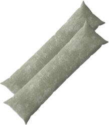 vidaXL Husa pentru perna 2 pcs HEERLEN Verde 40 x 145 cm GartenMobel Dekor (908930) Lenjerie de pat