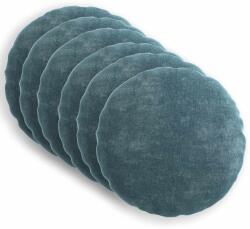 vidaXL Husa pentru perna 6 pcs HEERLEN albastru Ø 30 cm GartenMobel Dekor (921990) Lenjerie de pat