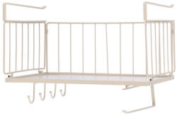 AdTrend Etajera suspendabila fier crem 36 x 24 x 25, 5 cm (119007B) Raft