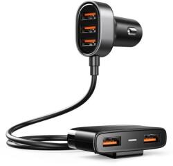  Încărcător auto pentru telefon mobil cu 5 porturi CL03-JR