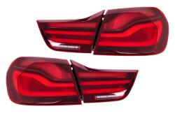 KITT Stopuri LED rosu-negru pentru BMW Seria 4 F32 F33 F36 si M4 F82 F83 (TLBMF32BBT)