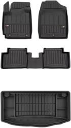 FroGum Gumi 3D autószönyegek szett Kia Picanto II 2011-2017 Hatchback, visszapillantó nélkül