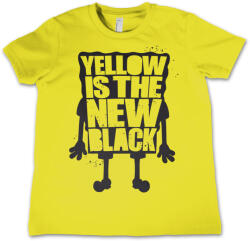 HYBRIS детска тениска SpongeBob Squarepants - Yellow Is The New - Black - HYBRIS - NIC-12-SB005-H54-6
