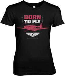 HYBRIS дамска тениска Top Gun - Born To Fly - Black - HYBRIS - PM-5-TGM008-H93-14-BK
