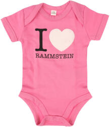 RAMMSTEIN детско боди RAMMSTEIN - I Love Rammstein - Pink - ST10666-102-BBLp