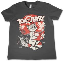HYBRIS детска тениска Tom and Jerry - Vintage Comic - Dark Grey - HYBRIS - WB-12-TJ053-DTG-AZ
