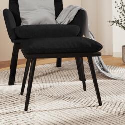 vidaXL Taburet, negru, 45x29, 5x35 cm, textil & piele ecologica GartenMobel Dekor (341521)