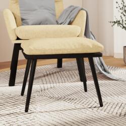 vidaXL Taburet, crem, 45x29, 5x35 cm, textil & piele ecologica GartenMobel Dekor (341517)