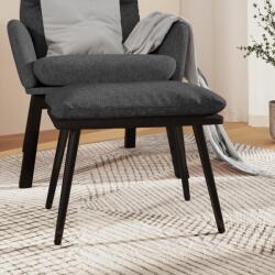 vidaXL Taburet, gri închis, 45x29, 5x35 cm, textil & piele ecologica GartenMobel Dekor (341516)