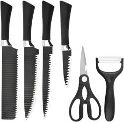 HARAHU Set de cuțite de bucătărie YT-40865 - Negru KP40865