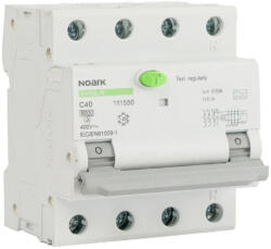 Noark Diferențial RCBO 3P+N 25A 30mA 6kA curba B - NOARK | 111500 (111500)