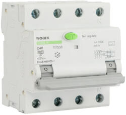 Noark Diferențial RCBO 3P+N 40A 300mA 6kA curba C - NOARK | 111526 (111526)