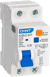 Chint Intrerupator diferential RCBO 32A 1P+N 30mA 6kA tip AC, Chint (105545)