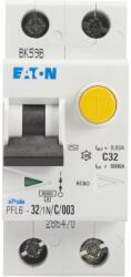 Eaton Intrerupator Diferential 32A 1P+N C 6KA (PFL6)