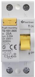 Total Green Intrerupator Automat Diferential 2P 25A 30mA (1031.0925)