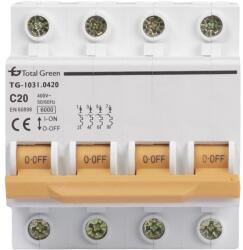 Total Green Intrerupator Automat 20A Tetrapolar (1031.0420)